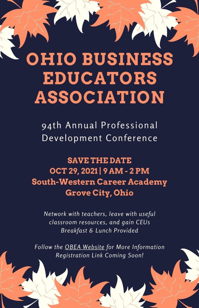 Professional Development Conference October 29, 2021, 9am to 2pm